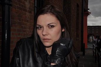 Girl-in-leather-boots-and-leather-jacket