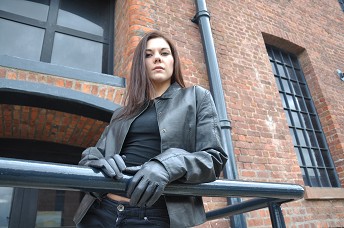 Girl-in-leather-boots-and-leather-jacket