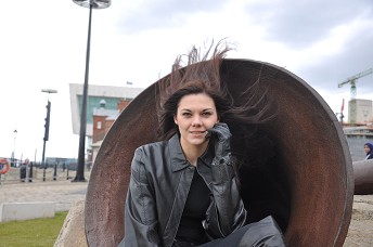 Girl-in-leather-boots-and-leather-jacket