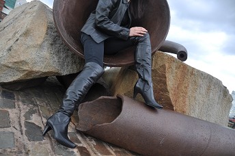 Girl-in-leather-boots-and-leather-jacket