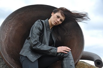 Girl-in-leather-boots-and-leather-jacket