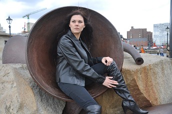 Girl-in-leather-boots-and-leather-jacket