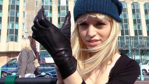 Leather Gloved Hitwoman