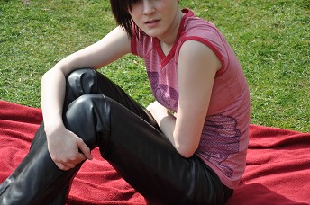 Girls-in-leather-pants