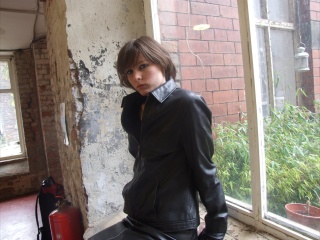 girls in leather gloves leather boots leather jacket