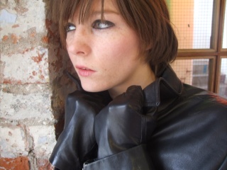 girls in leather gloves leather boots leather jacket