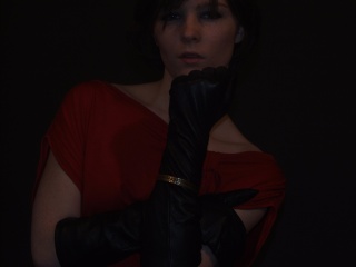 girls in leather gloves leather boots leather jacket