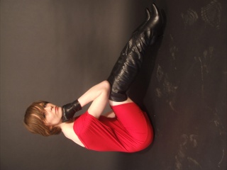 girls in leather gloves leather boots leather jacket