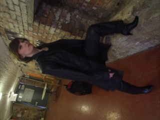 girls in leather gloves leather boots leather jacket