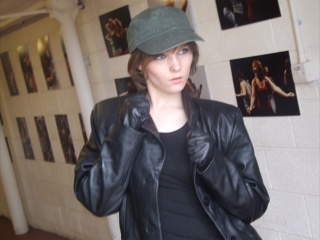 girls in leather gloves leather boots leather jacket