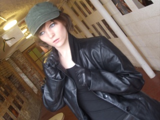 girls in leather gloves leather boots leather jacket