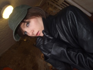 girls in leather gloves leather boots leather jacket