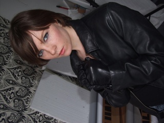 girls in leather gloves leather boots leather jacket