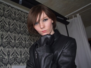 girls in leather gloves leather boots leather jacket